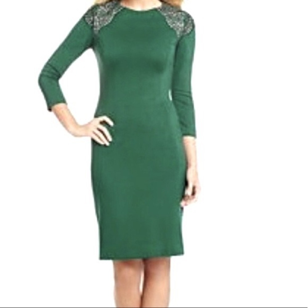 Antonio Melani Green Lace Dress